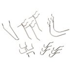 Jeu de crochets 'StorePlus Flex M 16', chromé