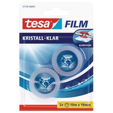 Film Ruban adhésif transparent, 2 rouleaux, 19 mm x10 m