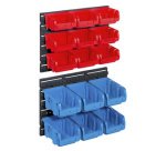 Jeu de bacs à bec ProfiPlus >C< 1+2/17, rouge/bleu