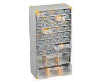 Metal storage cabinet for small parts VarioPlus Depot >M< 52