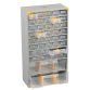Metal storage cabinet for small parts VarioPlus Depot >M< 52