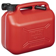 De_jerrican, plastique, 10 litres, rouge