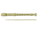 Flûte en plastique, doigté 'Baroque', écru