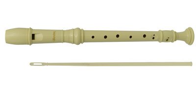 Flûte en plastique, doigté 'Baroque', écru