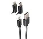 Câble de données & de charge BASIC-S 3en1, 2,0 m
