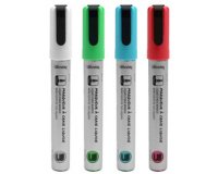 Krijtmarker 'FUN' kegelpunt - set van 4 stuks