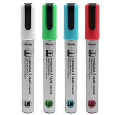 Marqueur craie, pointe ogive, set de 4 'FUN'