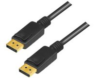 Câble de raccordement DisplayPort 1.4, 5,0 m, noir