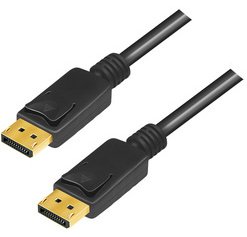 Câble de raccordement DisplayPort 1.4, 5,0 m, noir