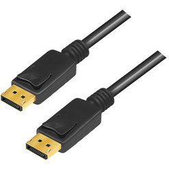 Câble de raccordement DisplayPort 1.4, 5,0 m, noir