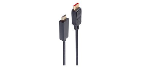 Câble BASIC-S DisplayPort - HDMI 1.4, 1,0 m