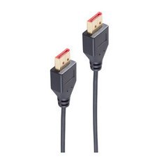 BASIC-S Câble DisplayPort 1.4, slim, 1,0 m, noir
