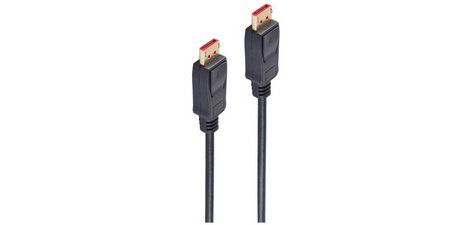 BASIC-S Câble DisplayPort 1.4, 5,0 m, noir
