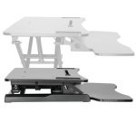 Garniture de bureau assis/debout, hauteur réglable