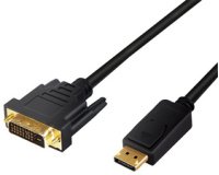 Cordon convertisseur DisplayPort - DVI, 3,0 m, noir