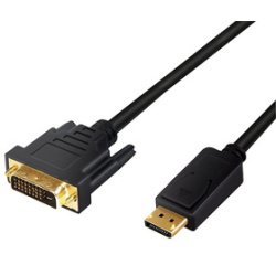 Cordon convertisseur DisplayPort - DVI, 1,0 m, noir