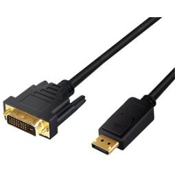 Cordon convertisseur DisplayPort - DVI, 1,0 m, noir