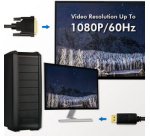 Cordon convertisseur DisplayPort - DVI, 2,0 m, noir