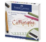 FABER-CASTELL Feutre PITT Artist Pen, boîte studio de 12