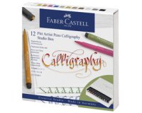 FABER-CASTELL Feutre PITT Artist Pen, boîte studio de 12