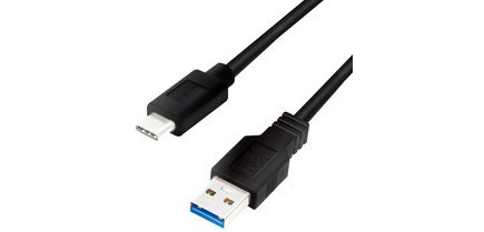 Câble USB 3.2, USB-A - USB-C, 0,15 m