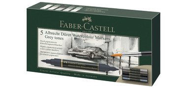 FABER-CASTELL Marqueur aquarelle ALBRECHT DÜRER, tons gris