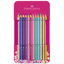 Kleurpotloden FABER-CASTELL driehoekig SPARKLE