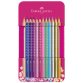 FABER-CASTELL Crayons de couleur triangulaires SPARKLE