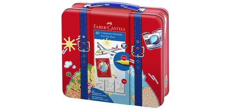 FABER-CASTELL CONNECTOR PEN Filzstift, Reisemappe mit 40 Stück