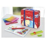 FABER-CASTELL Feutre CONNECTOR PEN, mallette de voyage de 40