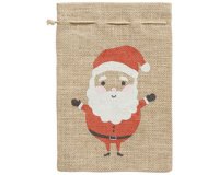 Sac en toile de jute 'Père Noël', (L)170 x (H)250 mm