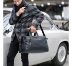 Sac de voyage 'Weekender TORO', en cuir, noir