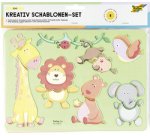 Pochoirs créatifs 'Zoo'