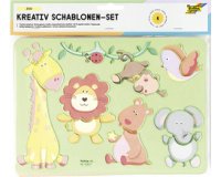 Pochoirs créatifs 'Zoo'