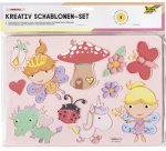 Pochoirs créatifs 'Princess'