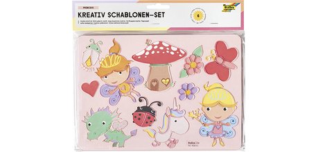 Pochoirs créatifs 'Princess'