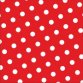 Serviette à motif 'Dots', 330 x 330 mm, rouge