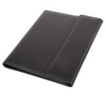 Classeur à anneaux SALVO, A4, simili cuir, noir