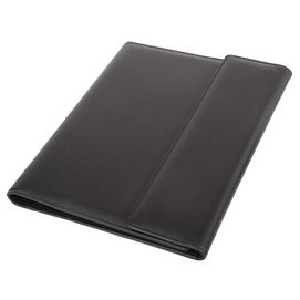 Classeur à anneaux SALVO, A4, simili cuir, noir