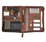 Organiseur WICK, en cuir, marron