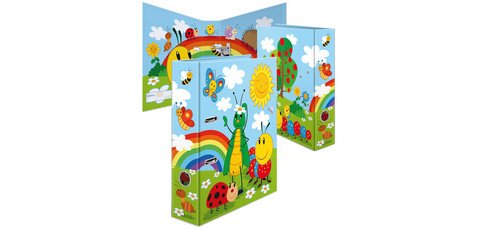 Classeur à levier à motifs pour maternelle Dinosaures,