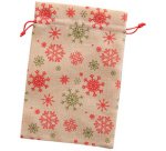 Sac aspect toile de jute, naturel