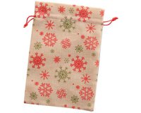 Sac aspect toile de jute, naturel