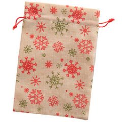 Sac aspect toile de jute, naturel