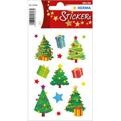 Stickers kerst DECOR 'Kerstbomen'