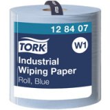 TORK Rouleau de papier nettoyant industriel, 340 m, bleu