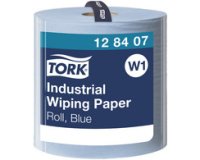 TORK Rouleau de papier nettoyant industriel, 340 m, bleu