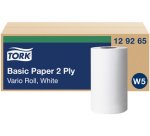 TORK Rouleau nettoyant multi-usage, 2 couches, 55 m, blanc