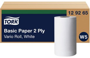 TORK Rouleau nettoyant multi-usage, 2 couches, 55 m, blanc