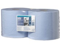 TORK Rouleau nettoyant multi-usage, 2 couches, 255 m, bleu